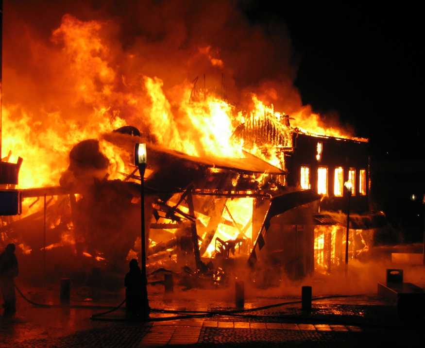 Commerical Building Fire